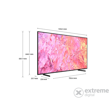 Samsung Series 6 QE50Q60CAUXXH tv sprejemnik 127 cm (50") 4K Ultra HD Smart TV Wi-Fi Siva