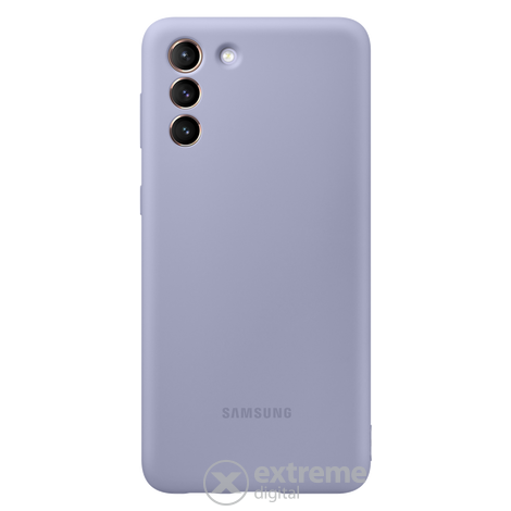 Samsung Galaxy S21+ szilikon tok, lila