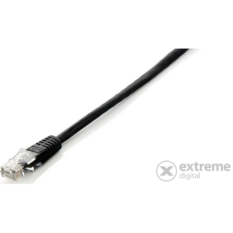Equip 625453 UTP patch kábel, CAT6, 0,25m, fekete