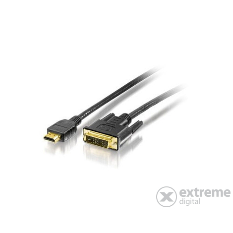 Opremite kabel HDMI - DVI, zlat, 3m