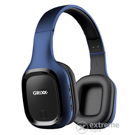 Grixx Optimum Bluetooth 5 fejhallgató, kék