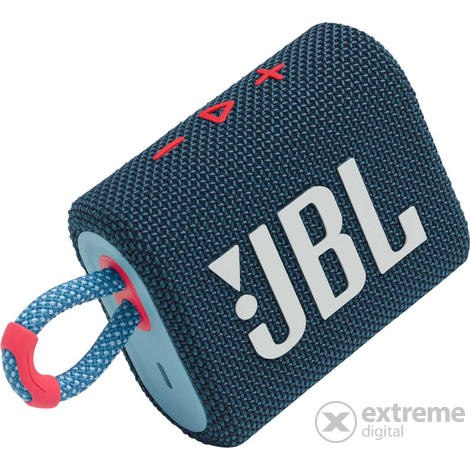 JBL GO 3 bluetooth zvučnik, plavi-pink