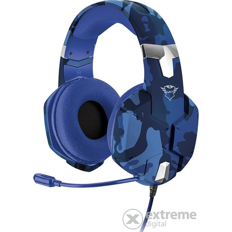 Trust Carus GXT 322B gamer slušalice sa mikrofonom, plave (PS4)