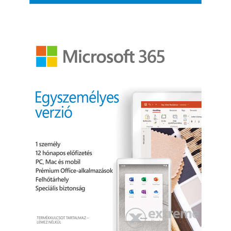 Microsoft 365 egyszemélyes verzió letölthető szoftver