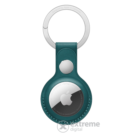 Apple AirTag Schlüsselanhänger aus Leder, waldgrün (MM073ZM/A)