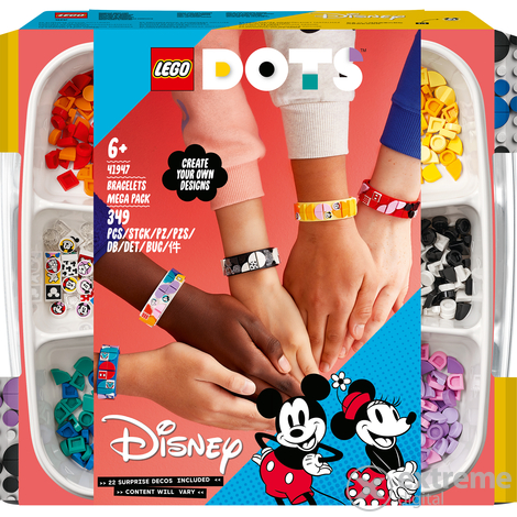 LEGO® DOTS 41947 Mickey és barátai karkötők óriáscsomag