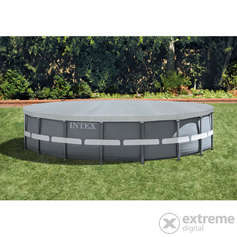 Intex 28040 Deluxe okrugli bazenski pokrov za cjevasti bazen, 488cm