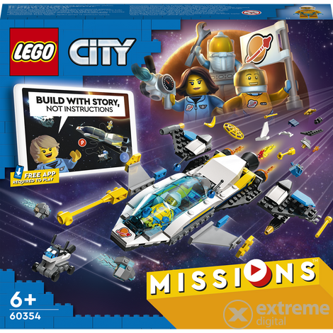 LEGO® City Missions 60354 Marskutató űrjármű küldetés