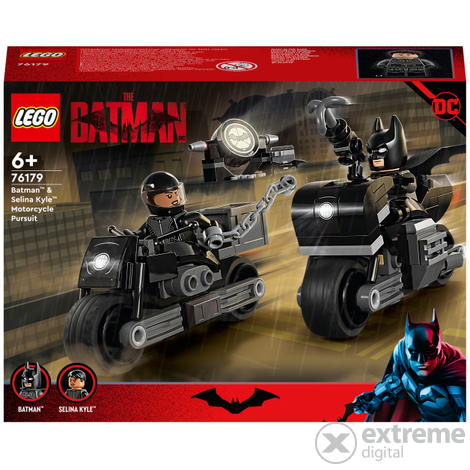 LEGO® Super Heroes 76179 Batman™ és Selina Kyle™ motorkerékpáros