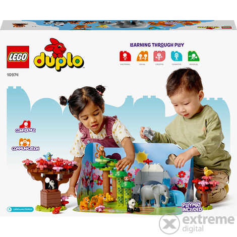 LEGO® DUPLO® Town 10974 Wilde Tiere Asiens