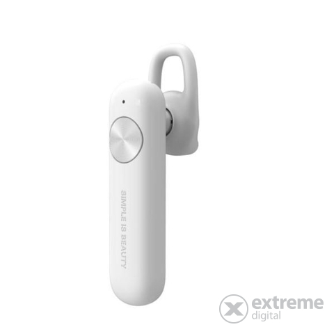 XO BE5 Bluetooth headset, bílý