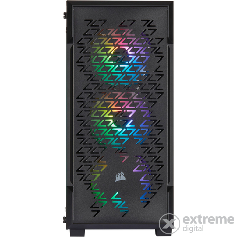 Corsair Carbide Series ™ iCUE 220T RGB Airflow PC skrinka, čierna - [otvorená]
