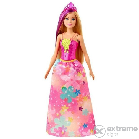 Barbie Dreamtopia Szőke-lila hajú hercegnő baba