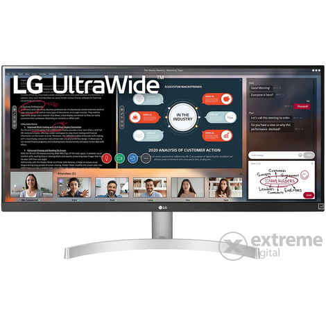 LG 29WN600-W 29" FullHD IPS 21:9 Freesync HDR10 LED monitor