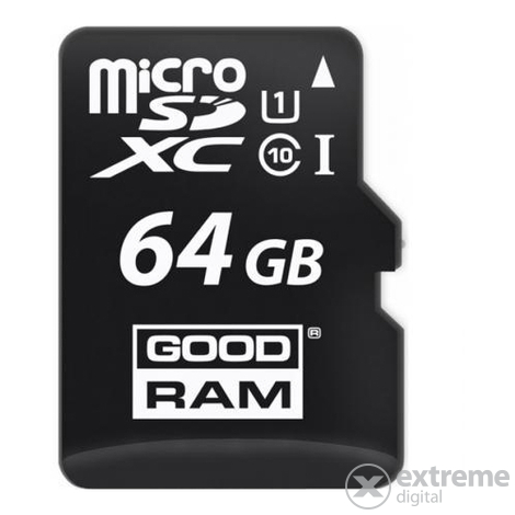 GoodRam TransFlash 64GB microSDXC  memorijska kartica, Class 10, UHS-i 1 + SD adapter