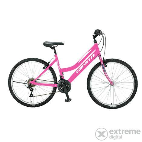 Corvette Crystal Mountain Bike ženski bicikl, 26", pink/bijeli