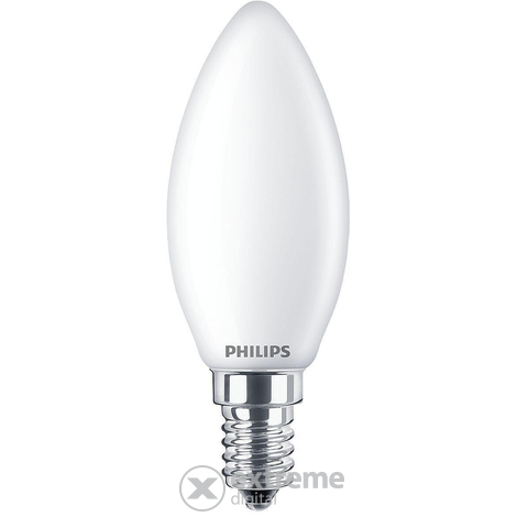 Philips E14 LED izzó, 6,5W, 806lm, 2700K, meleg fehér