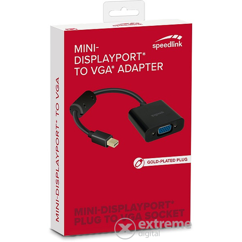 Speedlink SL-170011-BK Mini DisplayPort-VGA HQ adapter