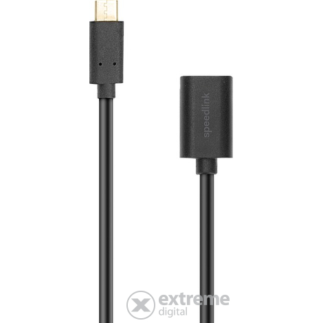 Speedlink SL-180008-BK USB-C - USB-A HQ adapter, 0.15m