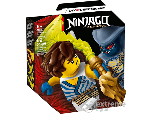 LEGO® Ninjago™ 71732 Hősi harci készlet - Jay vs Serpentine