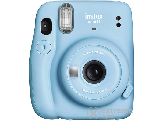 Fujifilm Instax Mini 11 analóg fényképezőgép, Sky Blue - [Bontott]