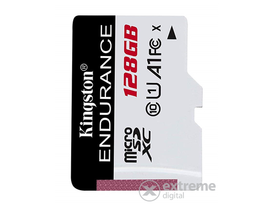 Kingston High Endurance 128GB microSDHC memóriakártya, Class 10, A1, UHS-I (SDCE/128GB)