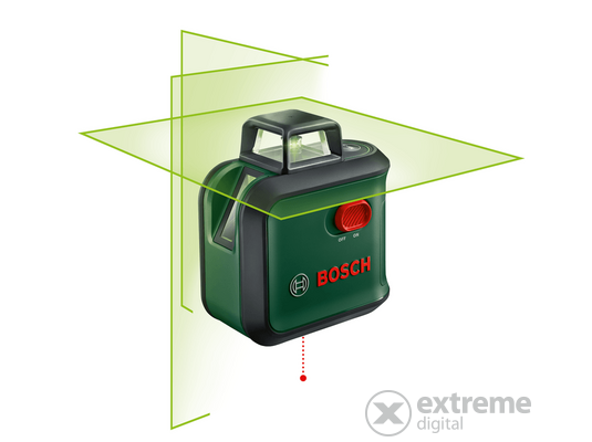 Bosch AdvancedLevel 360 keresztvonalas zöld szintezőlézer + TT 150 állvány