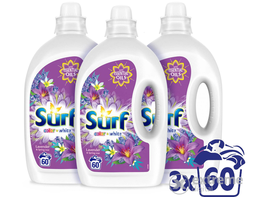 Surf Iris mosógél, 3x60 mosás