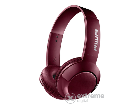 Philips SHB3075RD Bluetooth fejhallgató, piros