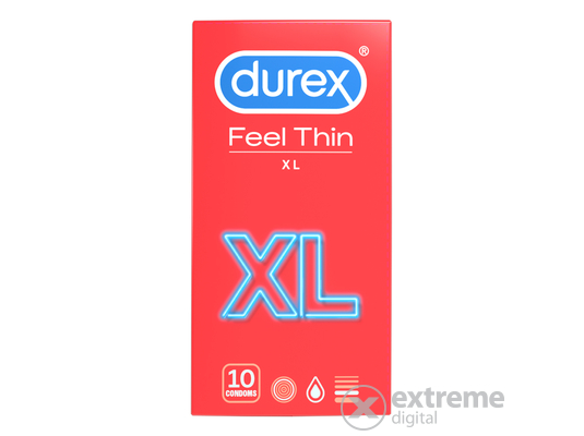 Durex Feel Thin XXL óvszer, 10 db