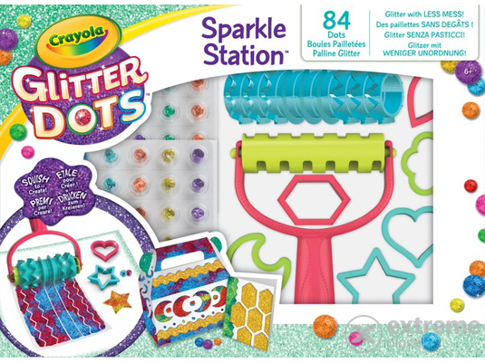 Crayola Glitteres dekorgyöngyök: Kreatív csillámkészlet