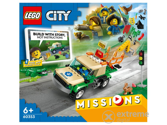 LEGO® City Missions 60353 Vadállat mentő küldetések
