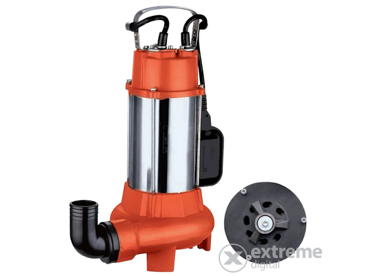 Acquaer XSP18-12 / 1.3ID inox darabolós szennyvíz szivattyú, 1300 W