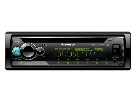 Pioneer MVHS520BT 1-DIN-Autoradio mit Bluetooth Spotify USB RGB-Beleuchtung 